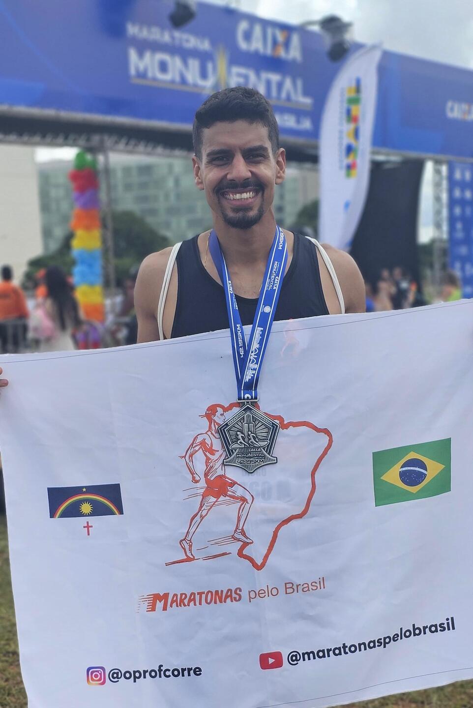 Diogo Barbosa na Maratona de Brasília