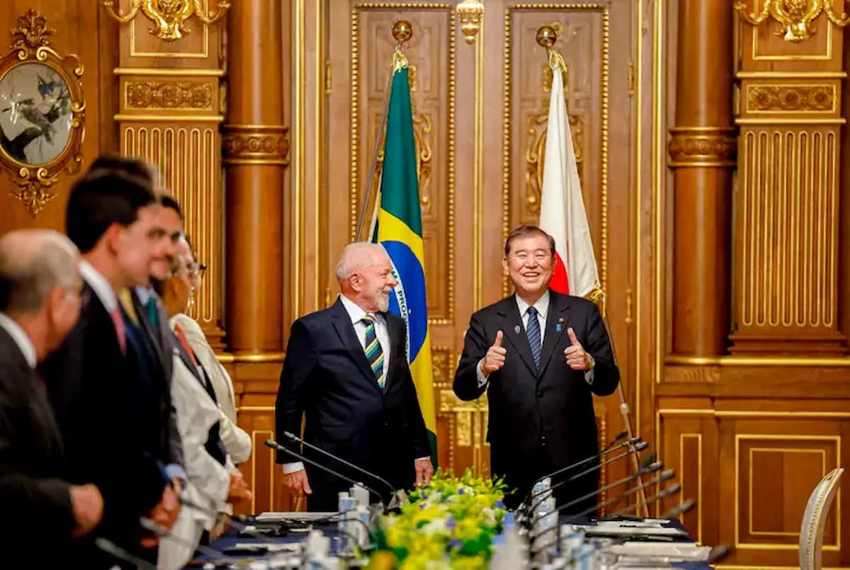 Lula participou de reunião bilateral com o primeiro-ministro do Japão, Shigeru Ishiba. 
