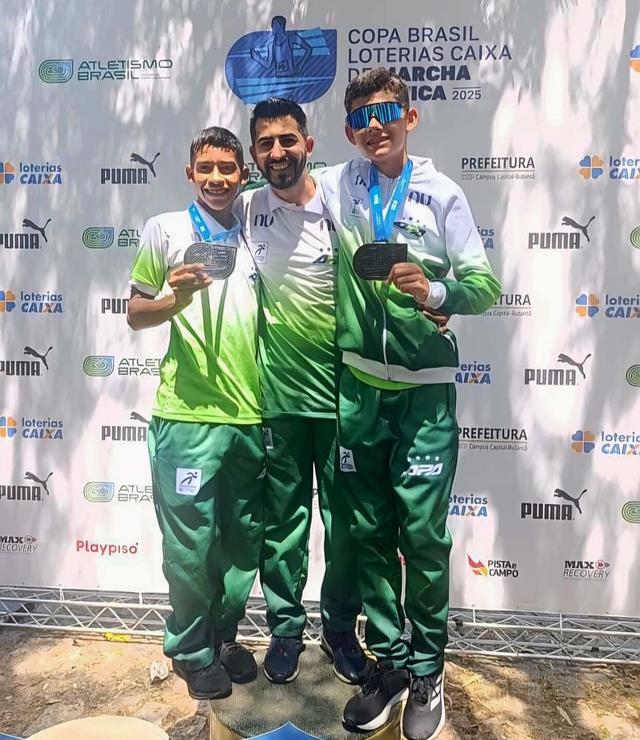 Medalhistas da APA na Copa Brasil de Marcha