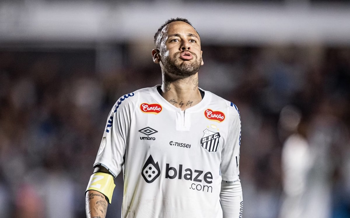 Neymar, atacante do Santos