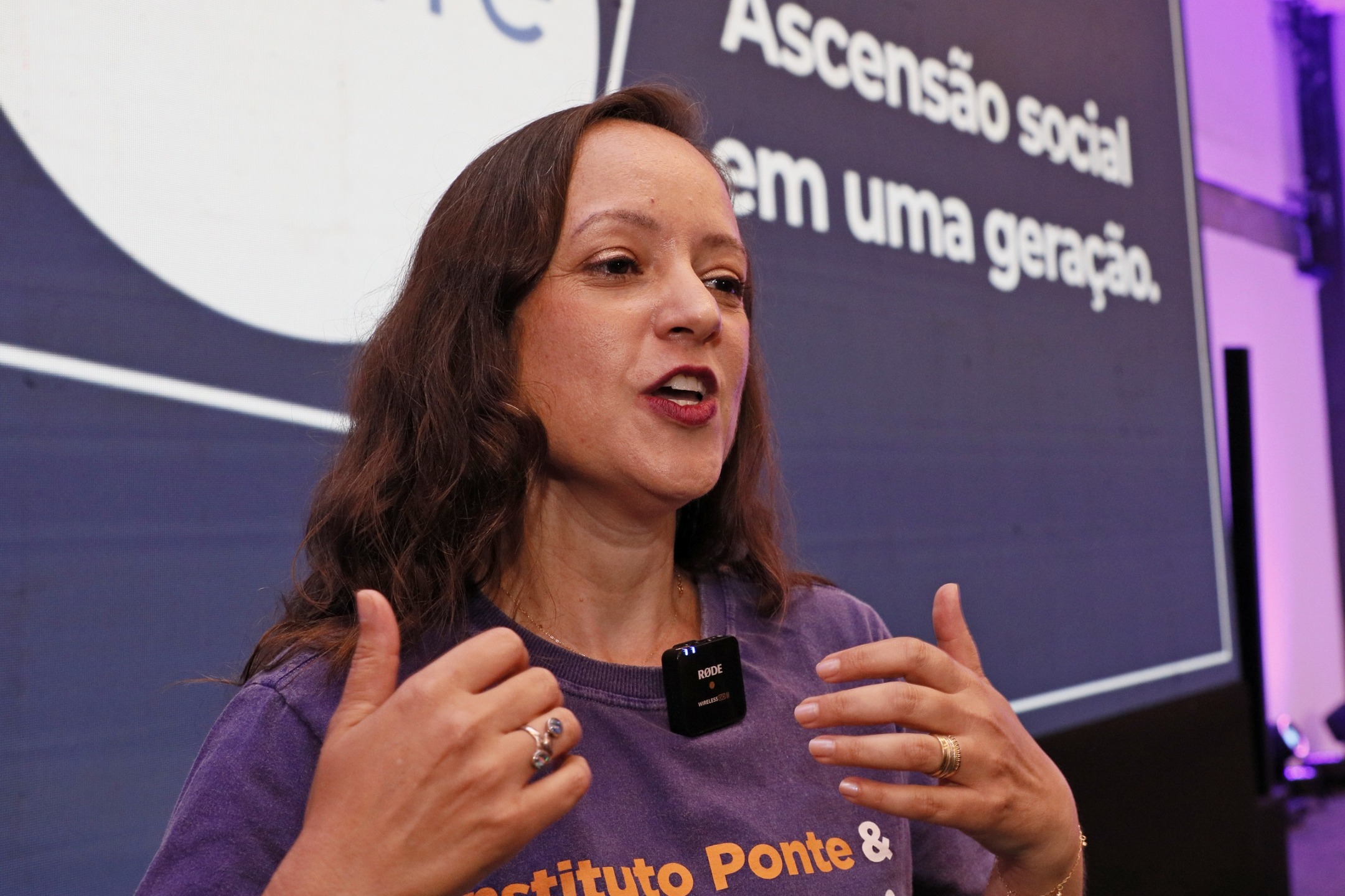 Fabiane Caetano, gerente educacional do Instituo Ponte