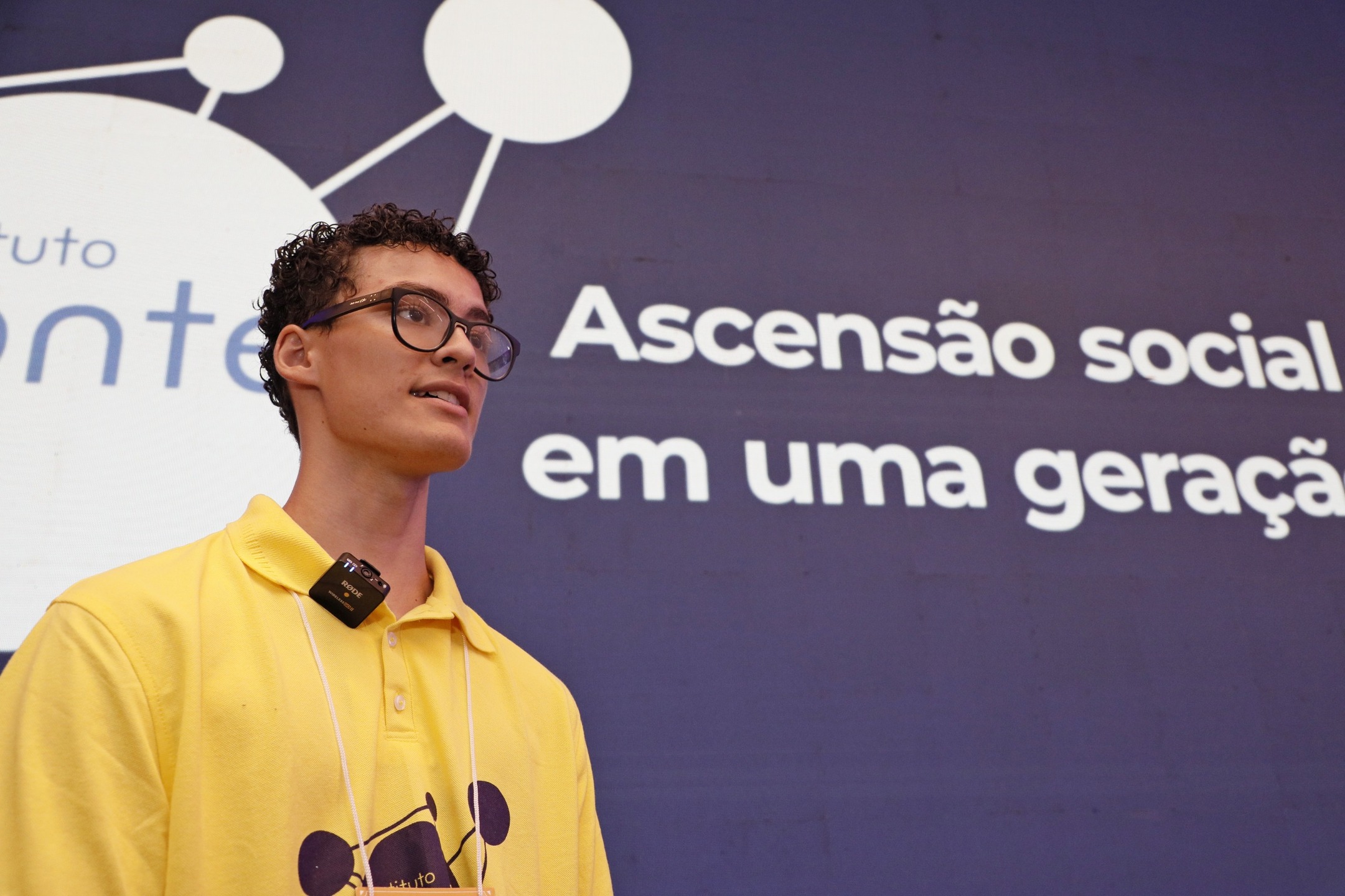 Otávio Perazzo, estudante beneficiado pelo IP
