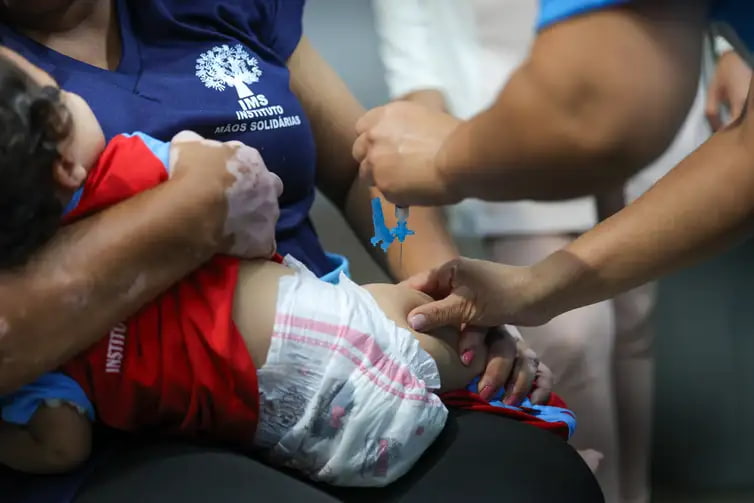 Crianças da creche conseguiram atualizar as cadernetas de vacinação