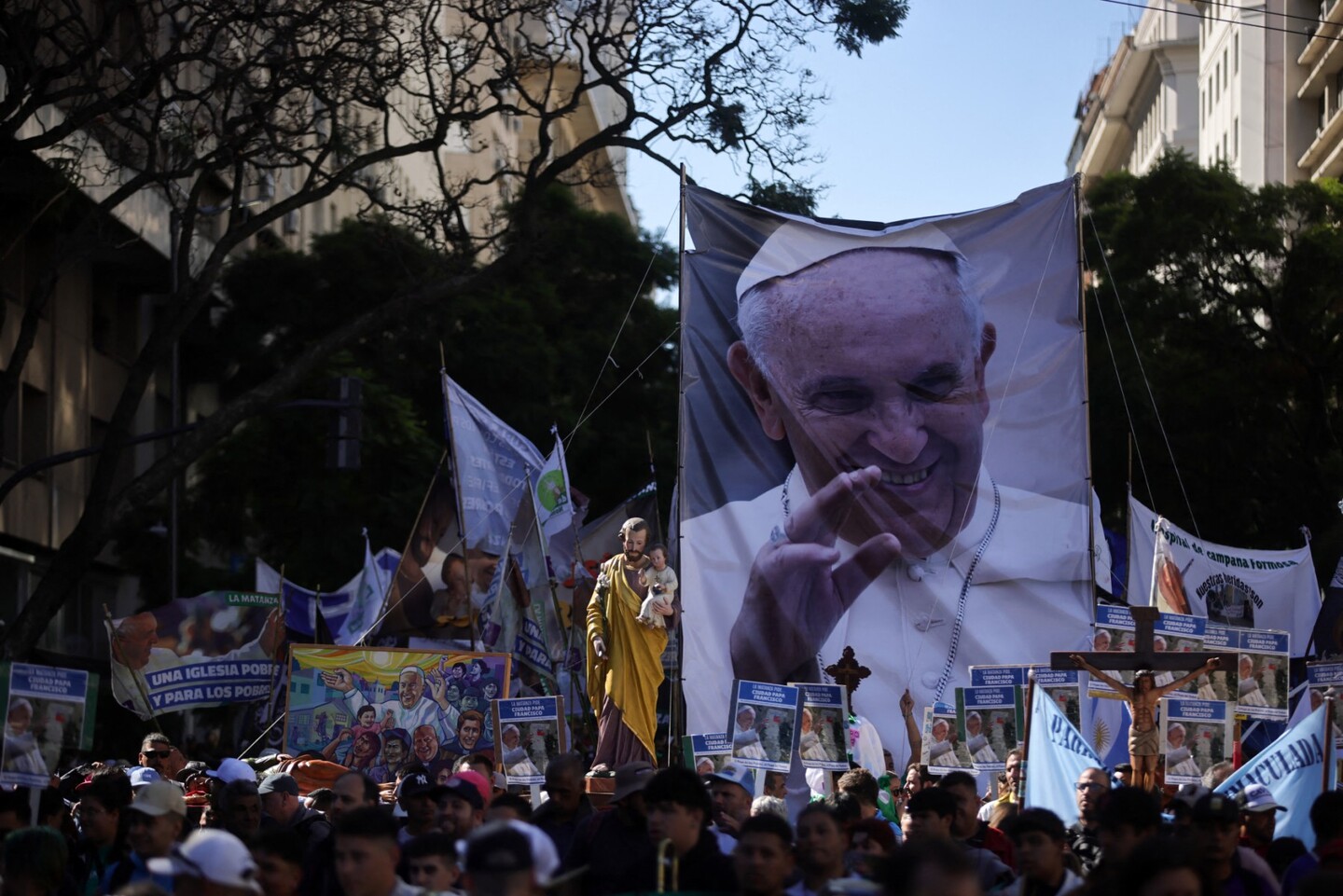 Argentinos se despedem do Papa Francisco 