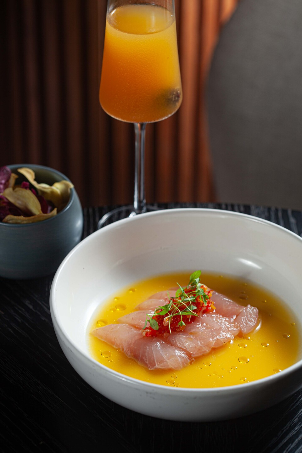 Peixe branco curado do restaurante Tiara