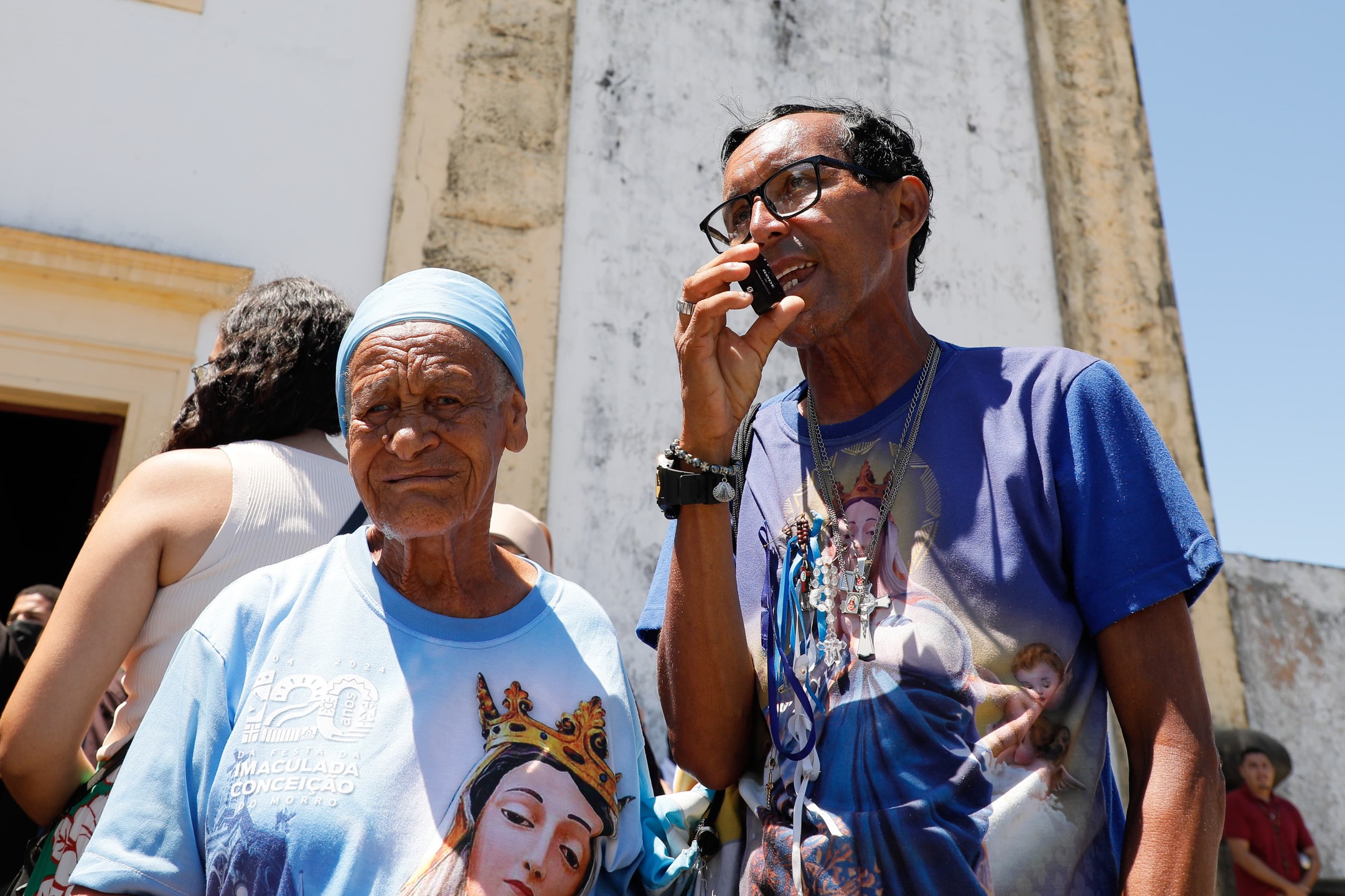 Dona Lúcia Francisco e Antônio Carlos