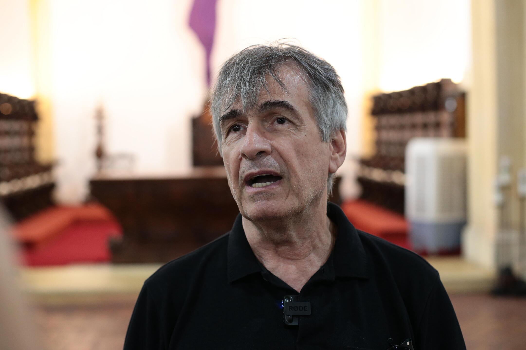 Gabriel Alheiros, um dos 12 homens que recebeu a lavagem de pés