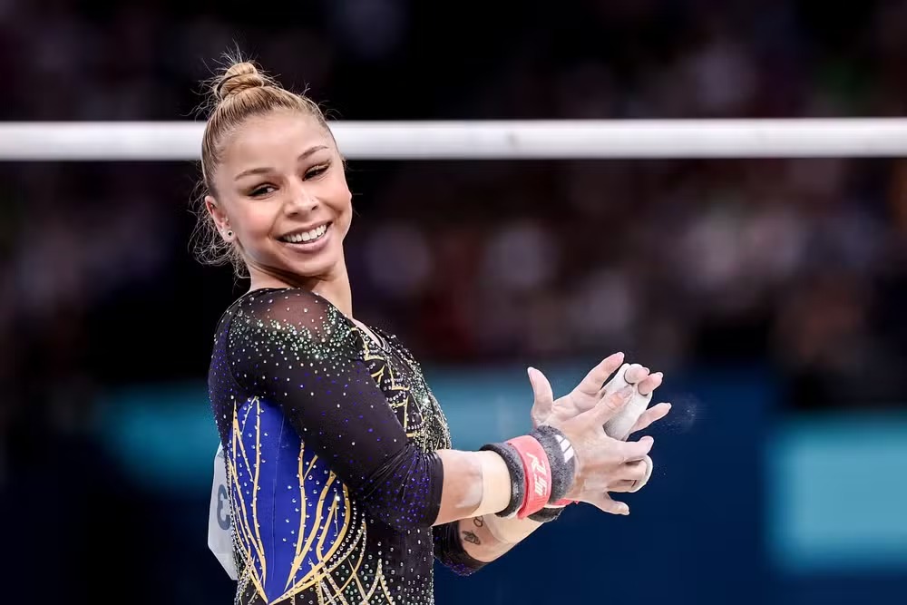 Flávia Saraiva na classificatória, domingo: ela vai disputar todos os aparelhos hoje 