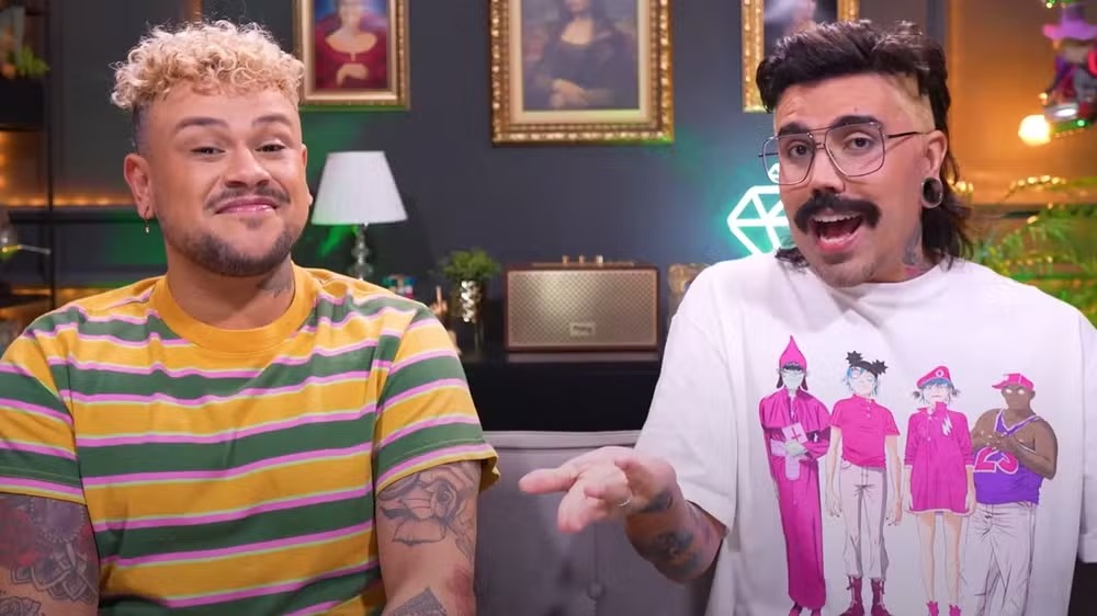 Youtubers Fih e Edu, do canal Diva Depressão 