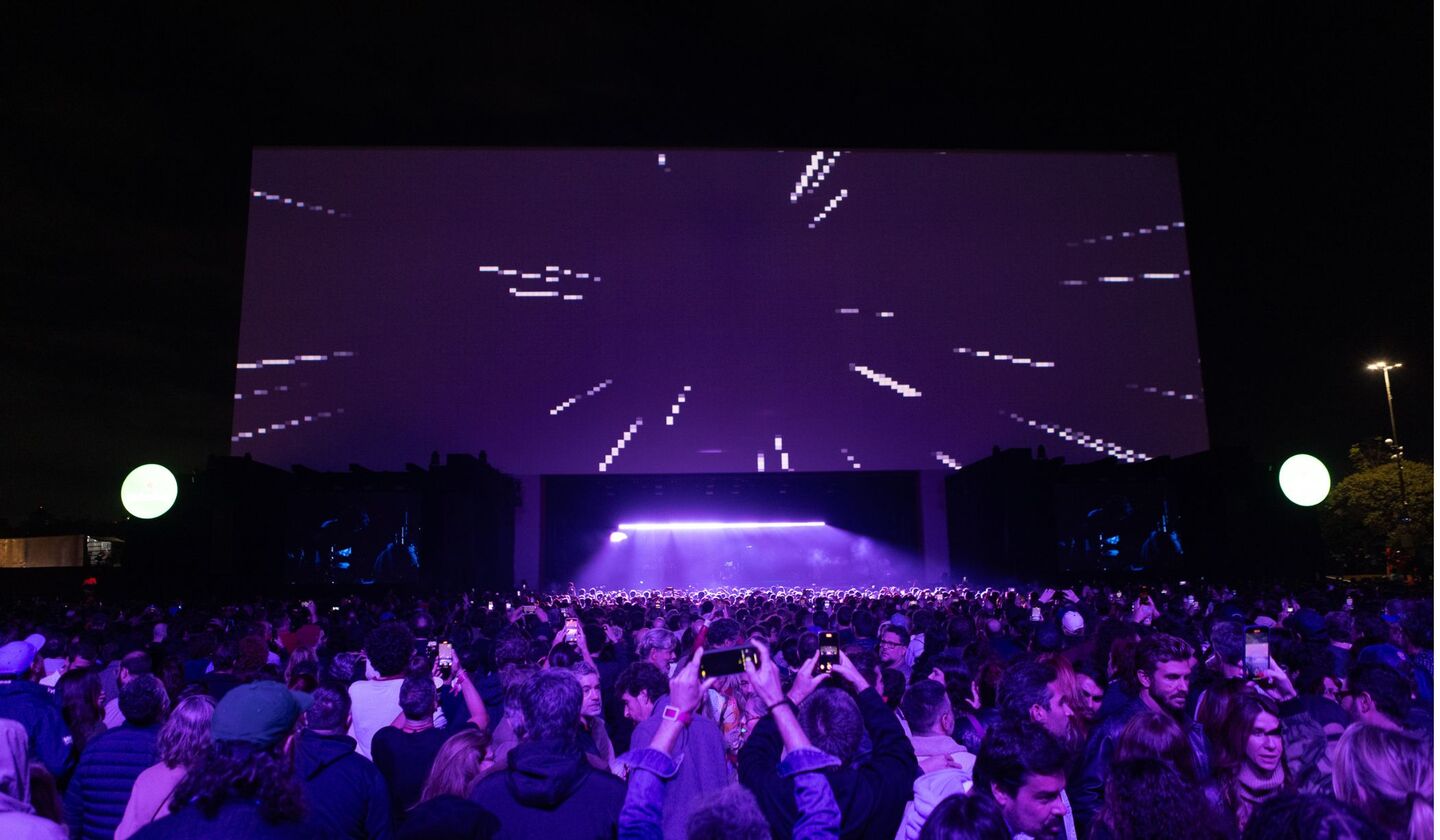 Show do duo Air, no C6 Fest, em São Paulo (SP)