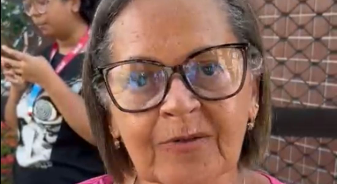 Maria Conceição da Silva, vizinha do edifício Kátia Melo - Foto: reprodução/vídeo/Folha de Pernambuco