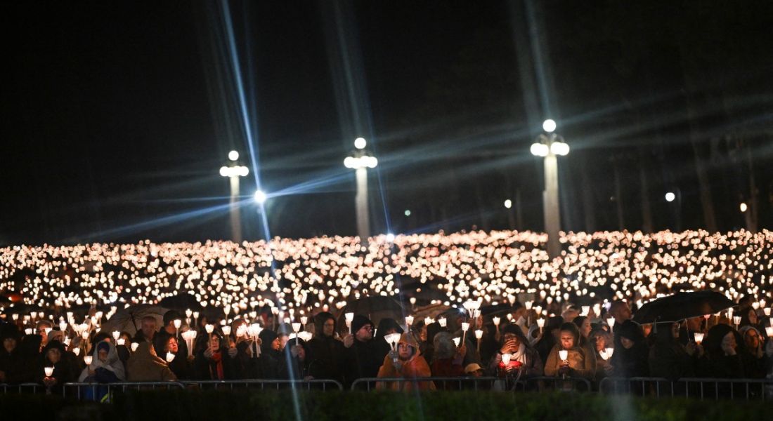Celebração de Nossa Senhora na cidade portuguesa de Fátima