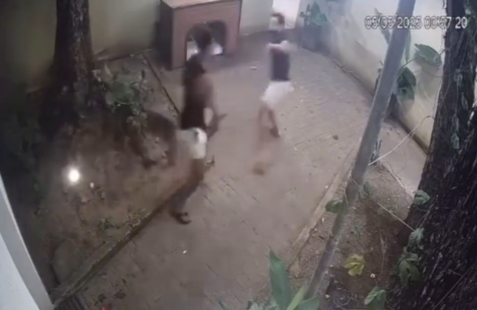 Discussão foi gravada por câmeras de segurança