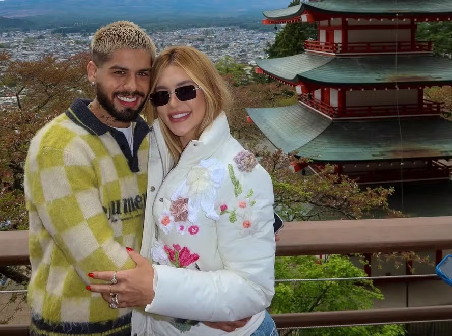 Virginia Fonseca e Zé Felipe em viagem pelo Japão 