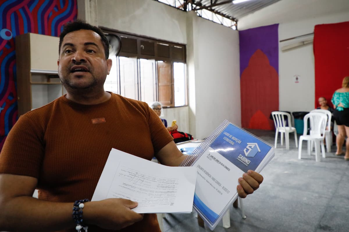 O síndico do prédio, Jamilson Jorge, de 40 anos