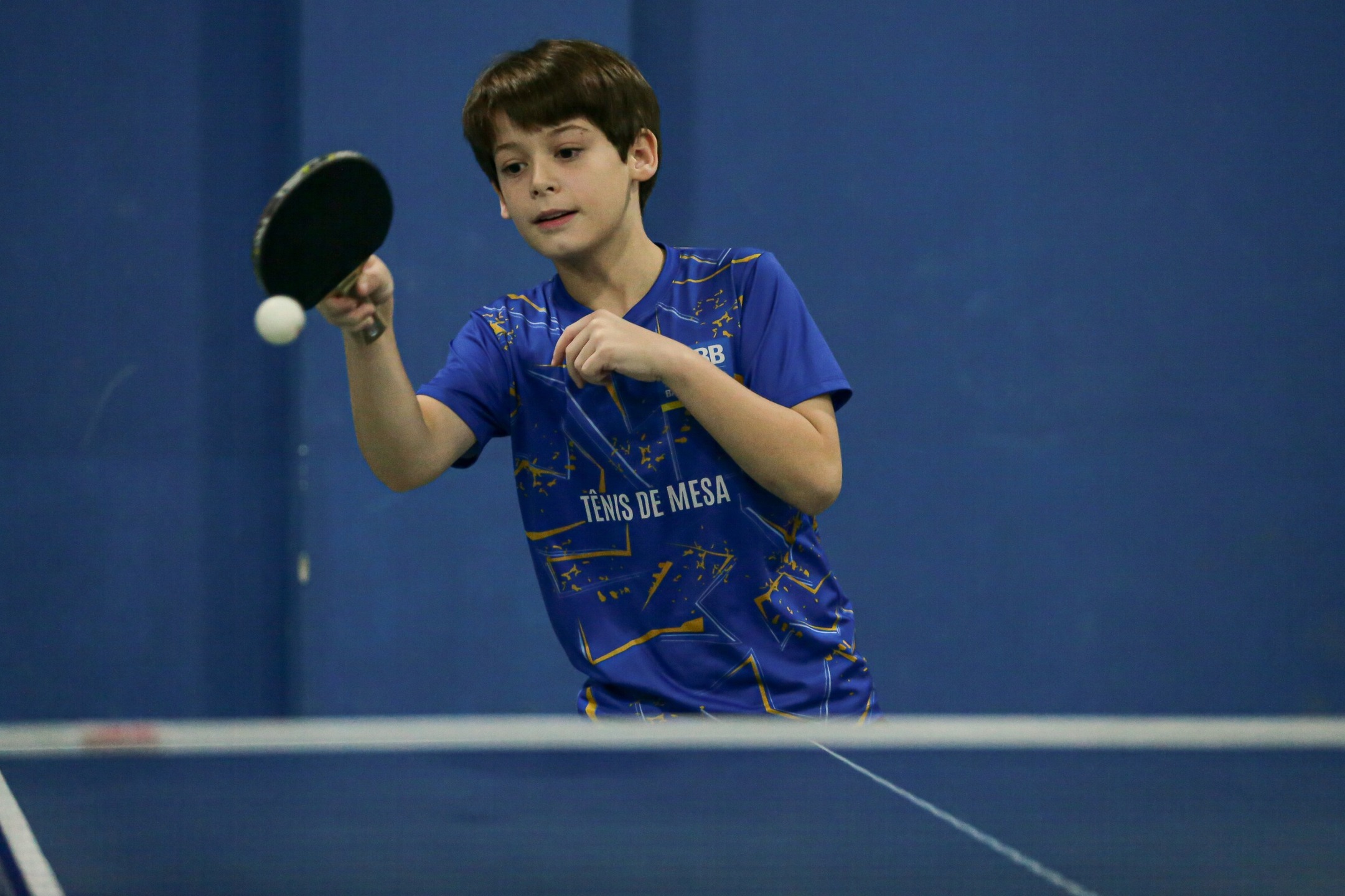 Lucas Giani em treino na AABB