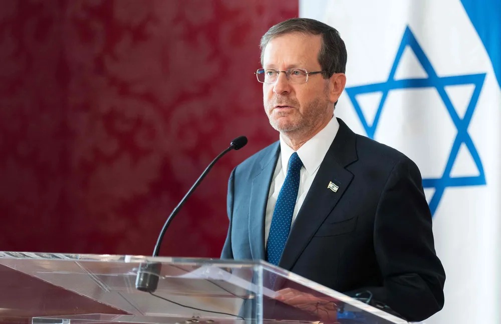 O presidente de Israel, Isaac Herzog 