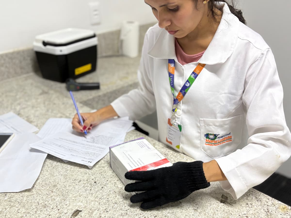 A infusão é um procedimento rápido, tranquilo e geralmente bem tolerado pelas crianças