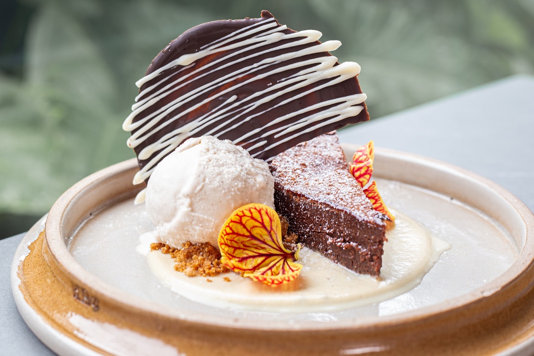 Sobremesa de chocolate
