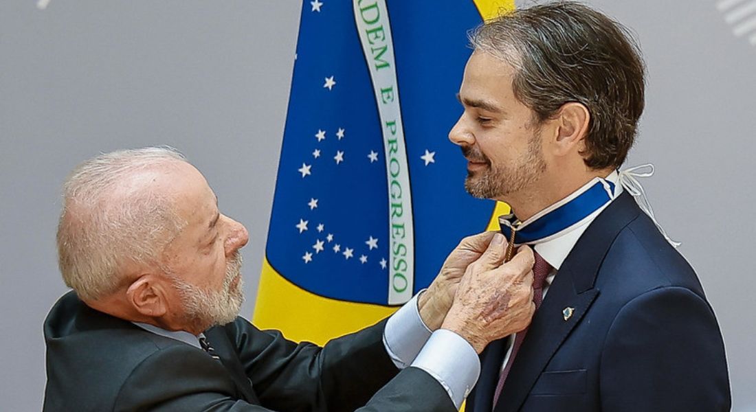Lula e o brasileiro Valdecy Urquiza, da Interpol - Foto: Ricardo Stuckert / PR