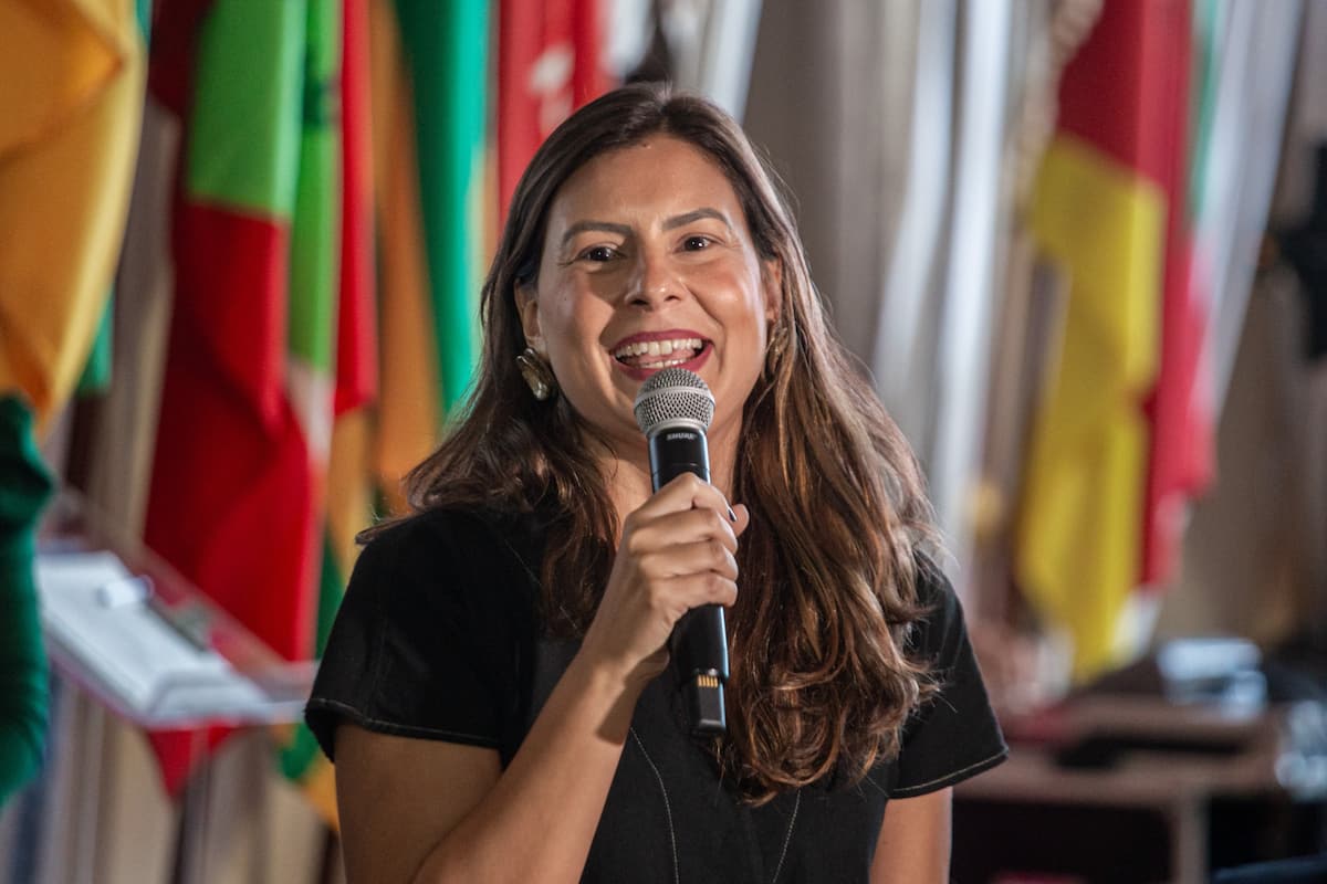 A secretária de Meio Ambiente, Sustentabilidade e Fernando de Noronha, Ana Luiza Ferreira.