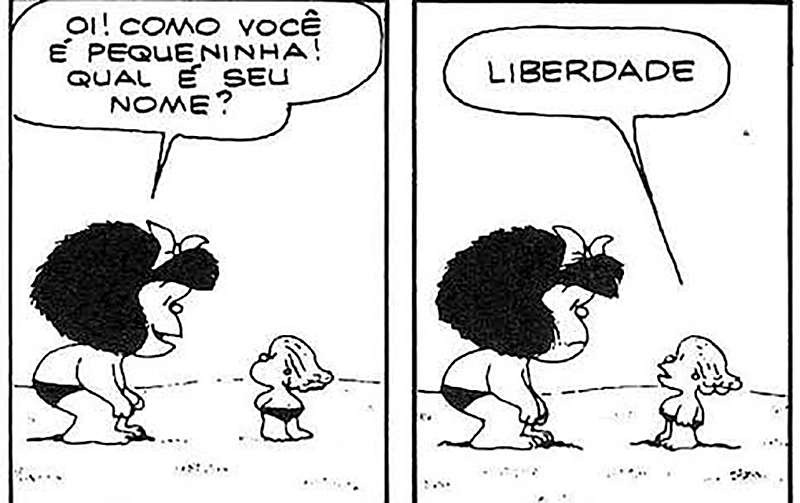 Tirinha da Mafalda