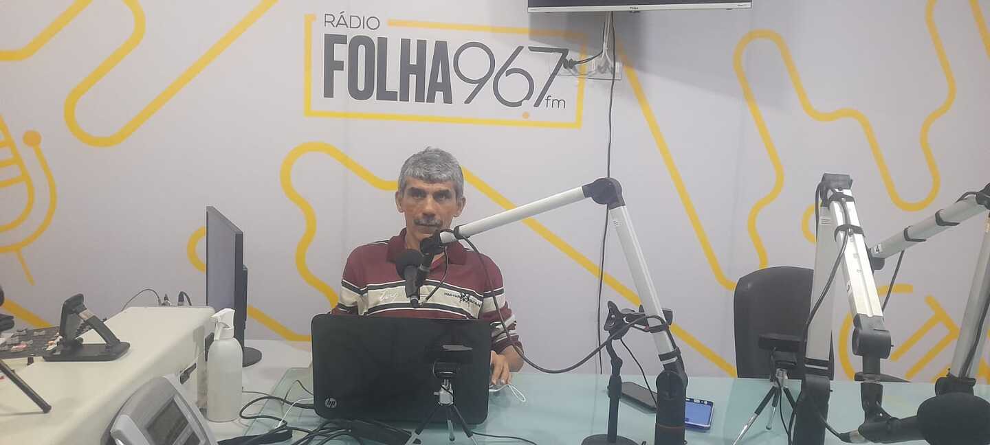 Comunicador cego, Domingos Sávio | Foto: Adiel Alves