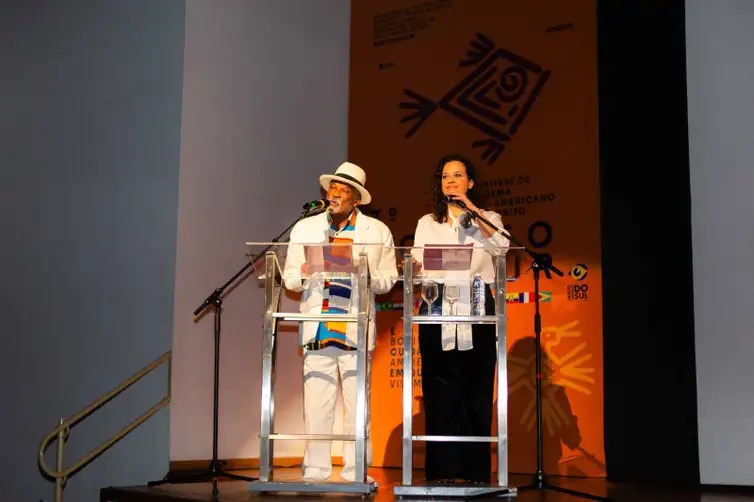 Antônio Pitanga e Maeve Jinkings apresentam o 3° Bonito CineSur - Festival de Cinema Sul-Americano 