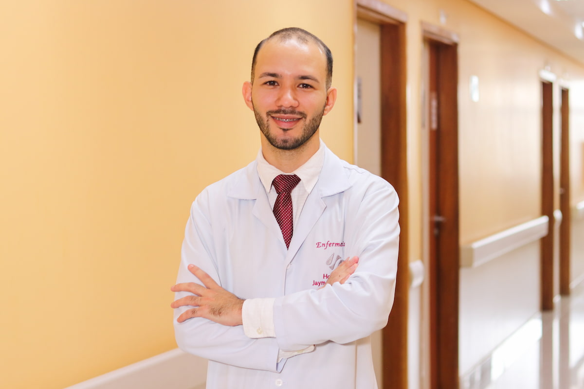 O enfermeiro especialista em emergência Marcus Viníccius Paixão, do Hospital Jayme da Fonte.