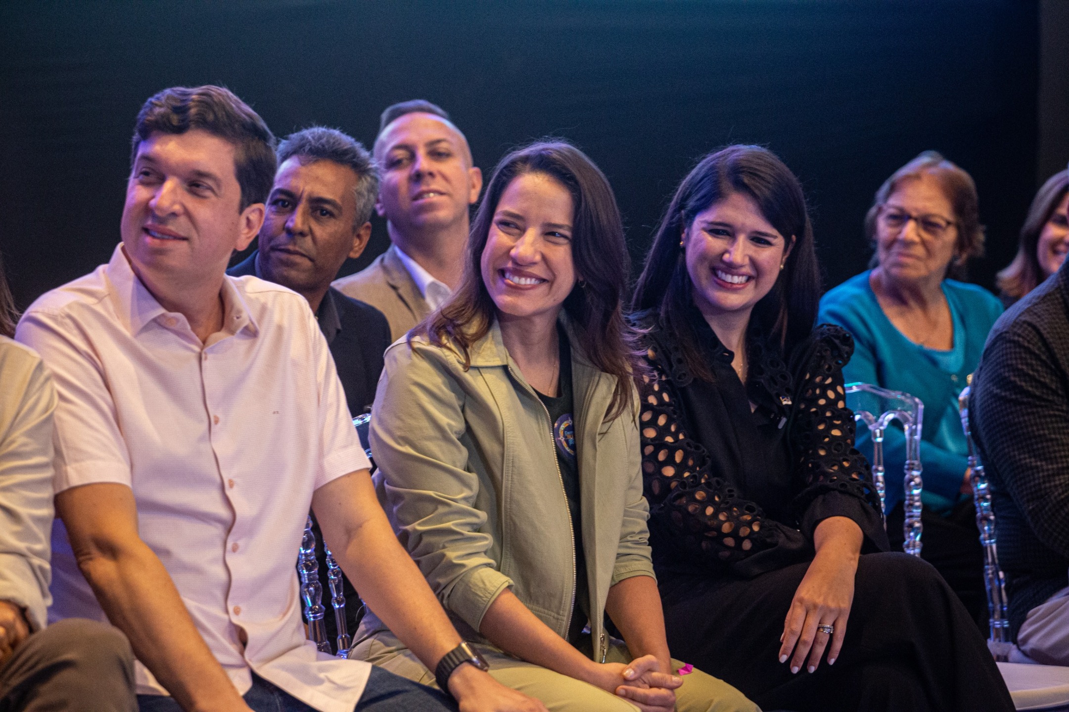 Raquel Lyra, governadora de Pernambuco, e Cacau de Paula, secretária de Turismo e Lazer de Pernambuco