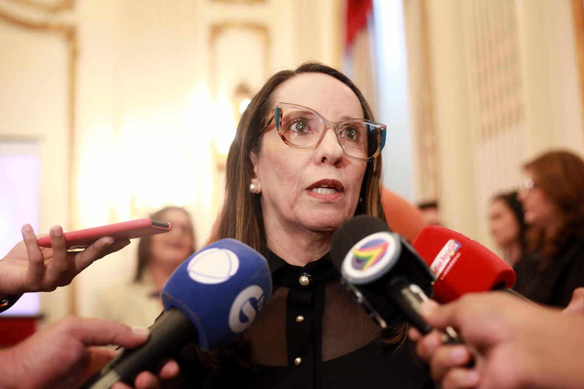 A coordenadora da mulher do TJPE, a desembargadora Daisy Andrade.