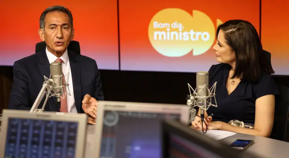 O ministro da Integração e do Desenvolvimento Regional, Waldez Góes, dá entrevista ao programa Bom Dia, Ministro - Foto:  Marcelo Camargo/Agência Brasil