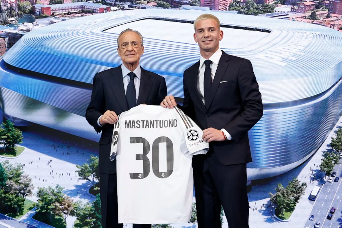 Franco Mastantuono é apresentado no Real Madrid