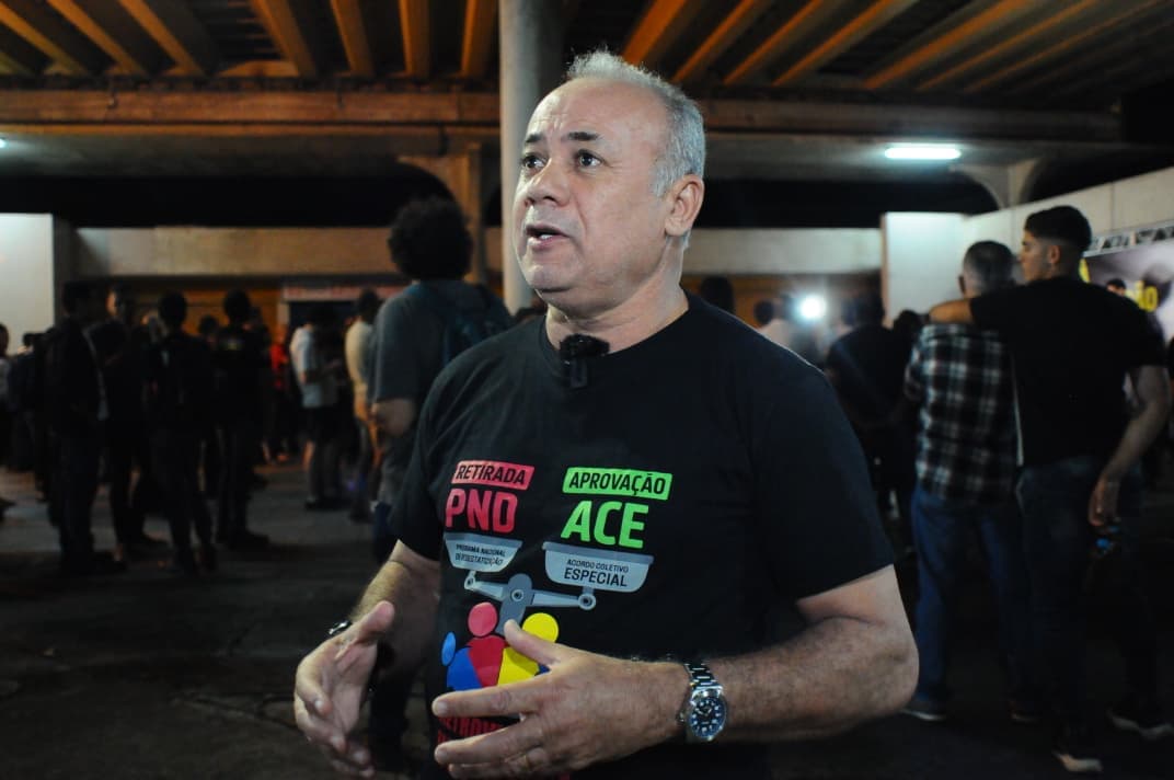 Luiz Soares, presidente do Sindmetro-PE