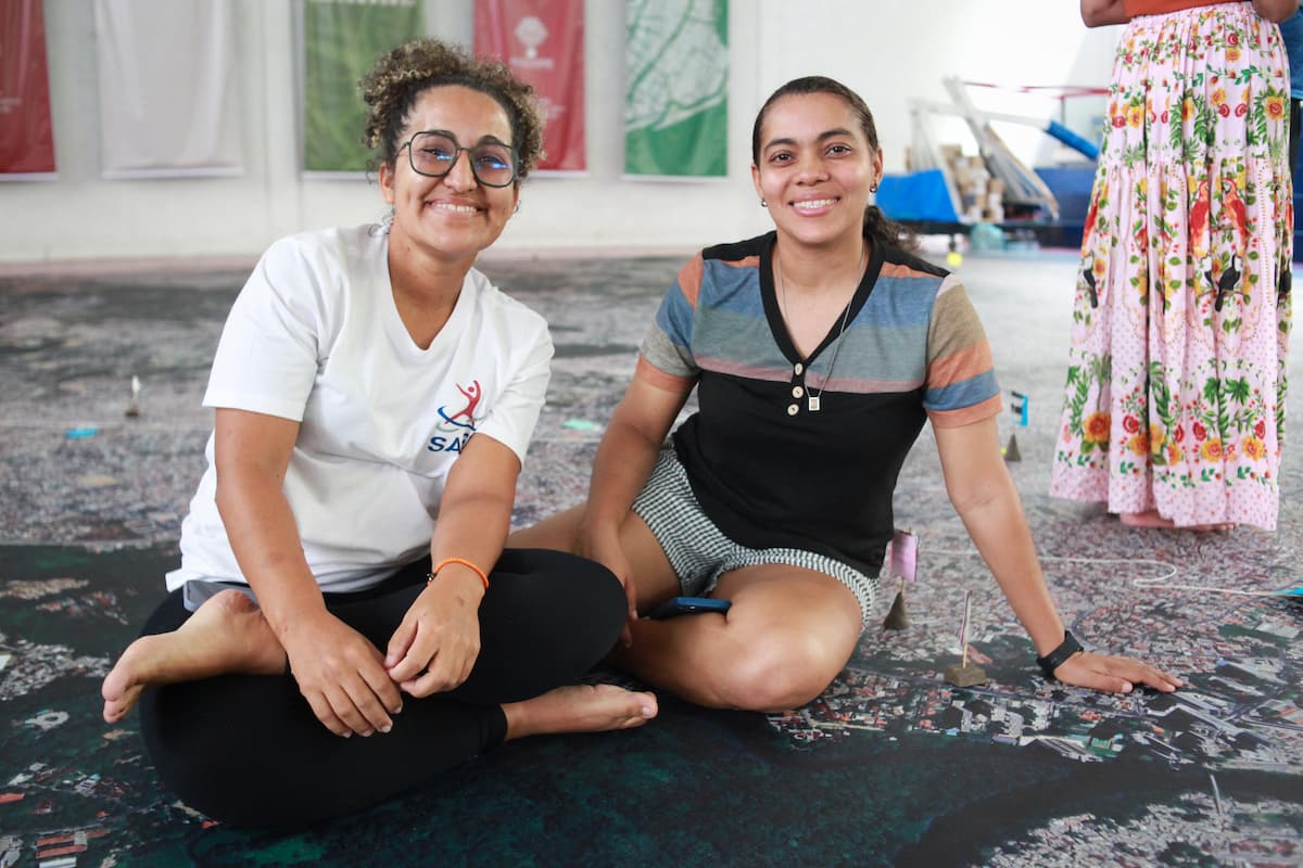 Maria Aparecida e Radmila Arantes