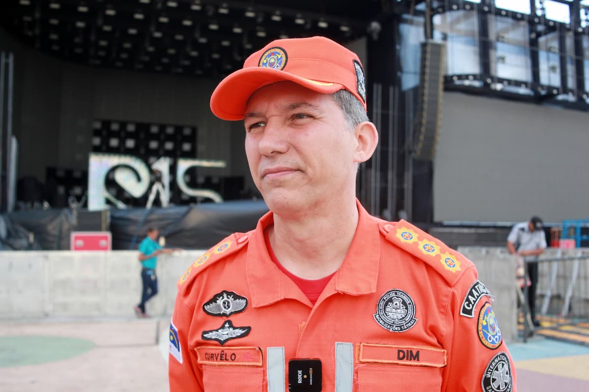 Valfrido Curvêlo, diretor integrado do Corpo de Bombeiros