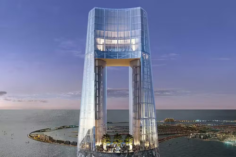 O Ciel Tower, um projeto hoteleiro de última geração em Dubai, exigirá um investimento de US$ 544 milhões e é apresentado como o mais alto do mundo 