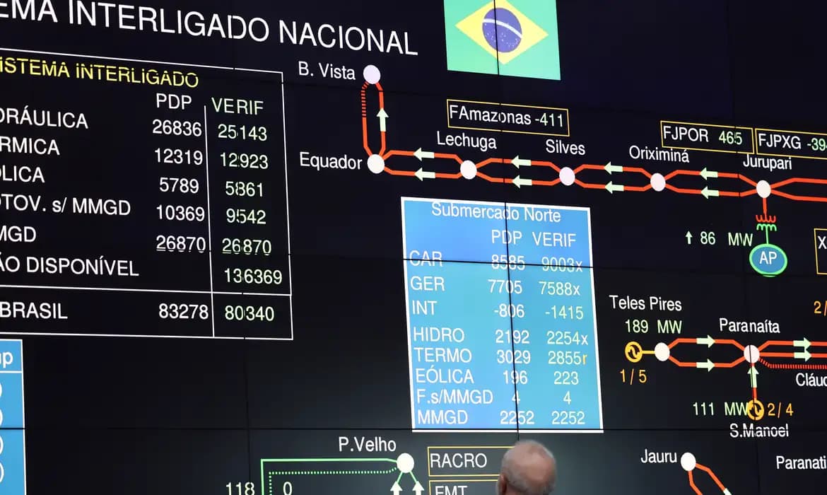 O presidente Lula participou, nesta quarta-feira (10), do início dos testes de energização da linha de transmissão entre Manaus (AM) e Boa Vista (RR).