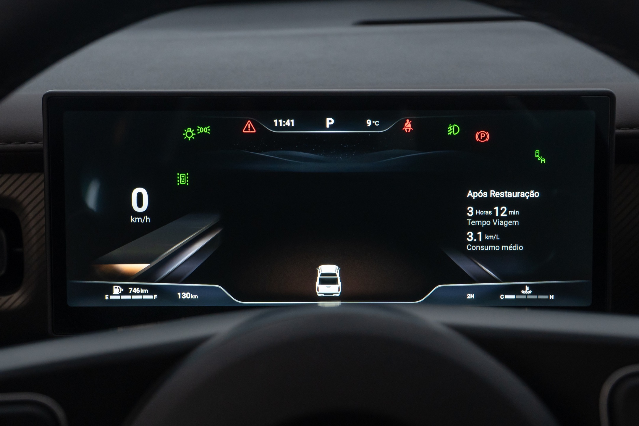 A Poer P30 vem equipada com pacote ADAS completo. 