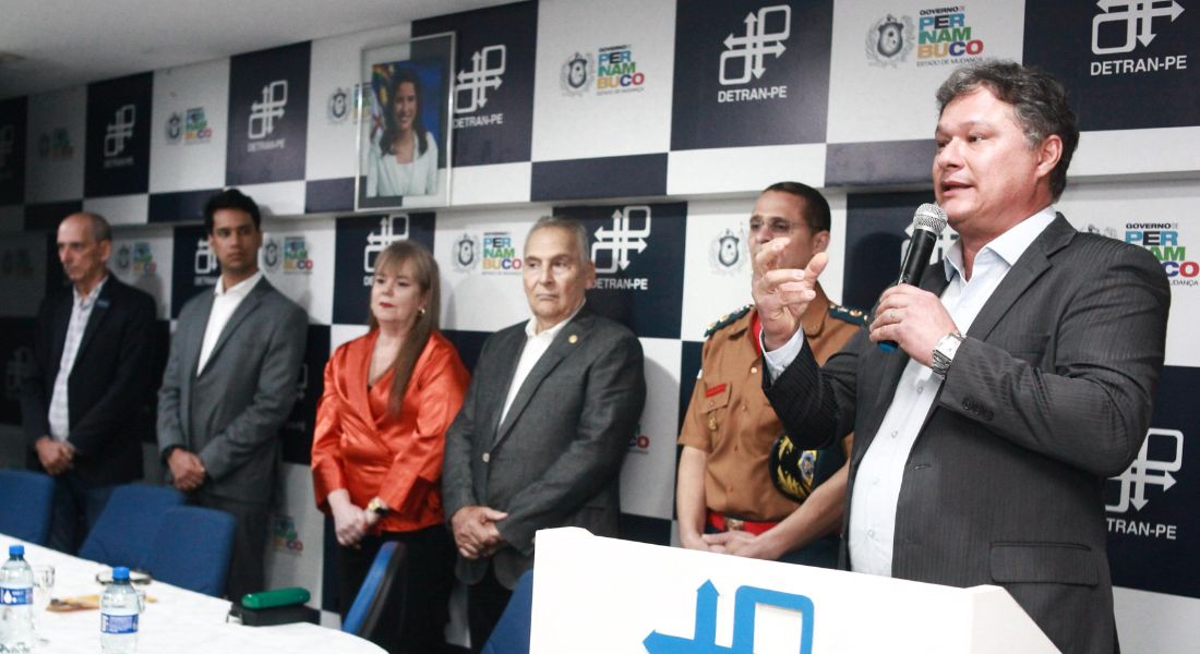 Vladimir Lacerda Melquíades, presidente do Detran-PE, lança a nova Semana Nacional do Trânsito no estado