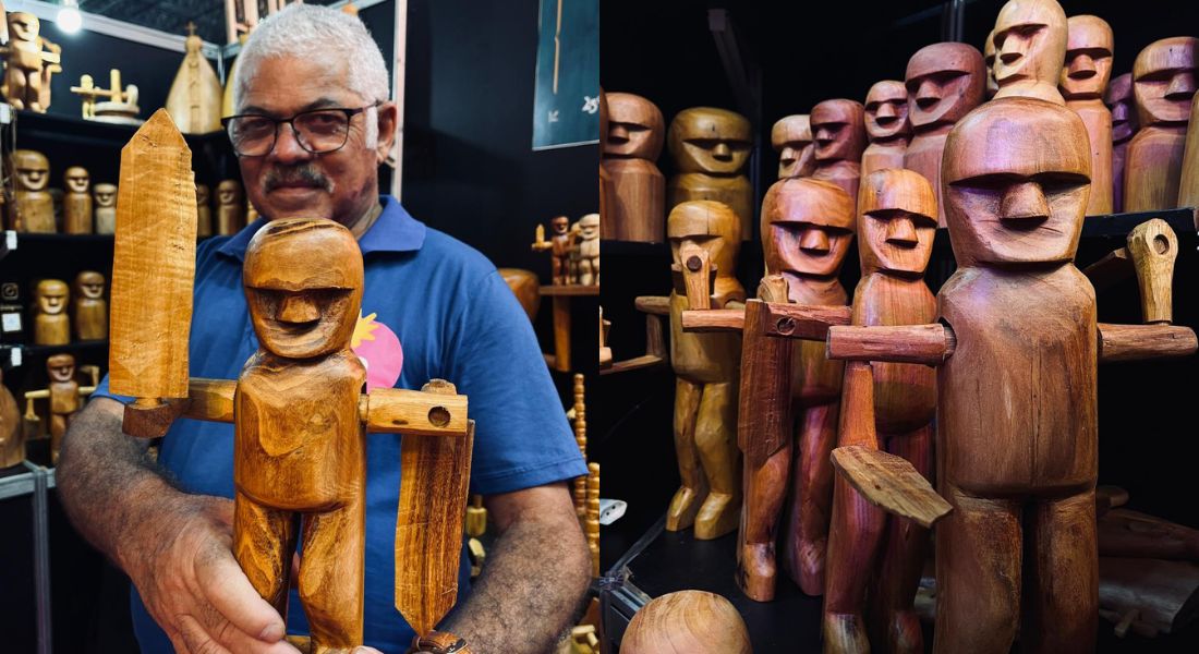 Mestre Frida e obras feitas por ele