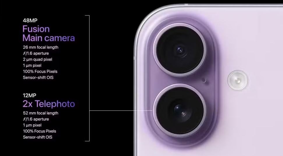 Novas câmeras do iPhone 17 