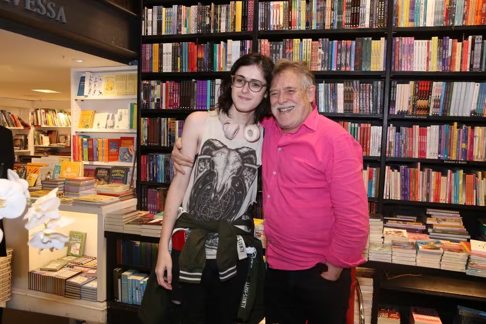 José de Abreu e a filha, Beatriz 