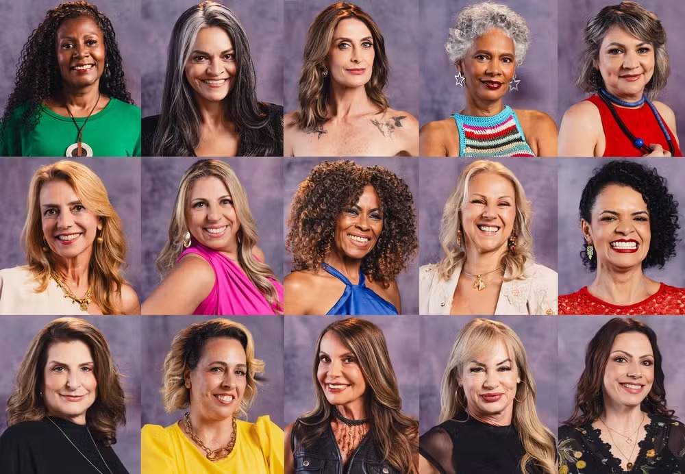 As participantes de 'Casamento às Cegas Brasil: Nunca é Tarde' 