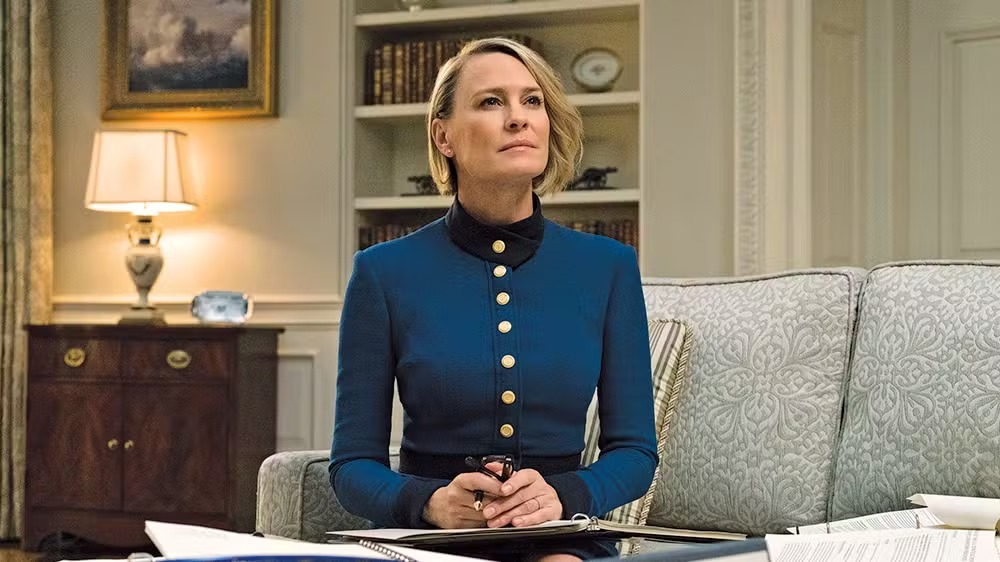 Robin Wright na série 'House of cards' 