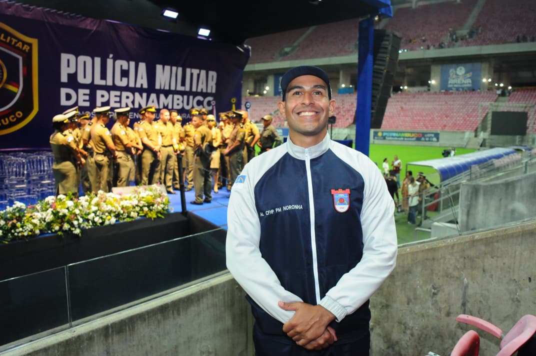 Matheus Noronha, aluno do Curso de Formação de Praças da PMPE