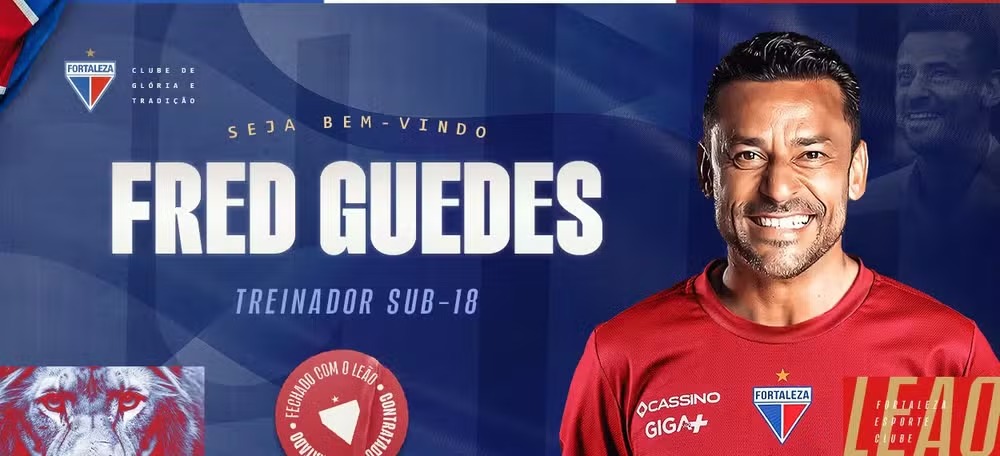 Fortaleza anuncia Fred como técnico do sub-18 