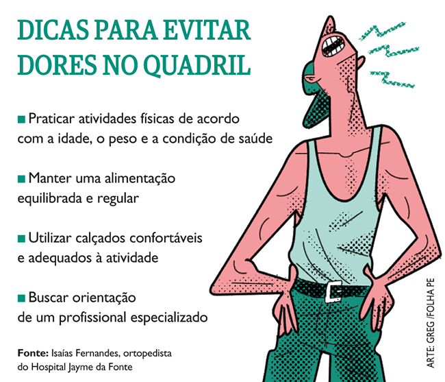 Dicas para evitar dores no quadril