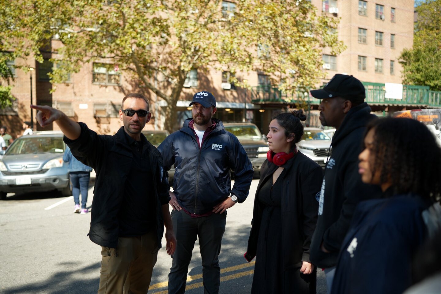 Equipes de segurança atuam para evitar acidentes com a população de Nova York -  NYC Emergency Management / X / Reprodução