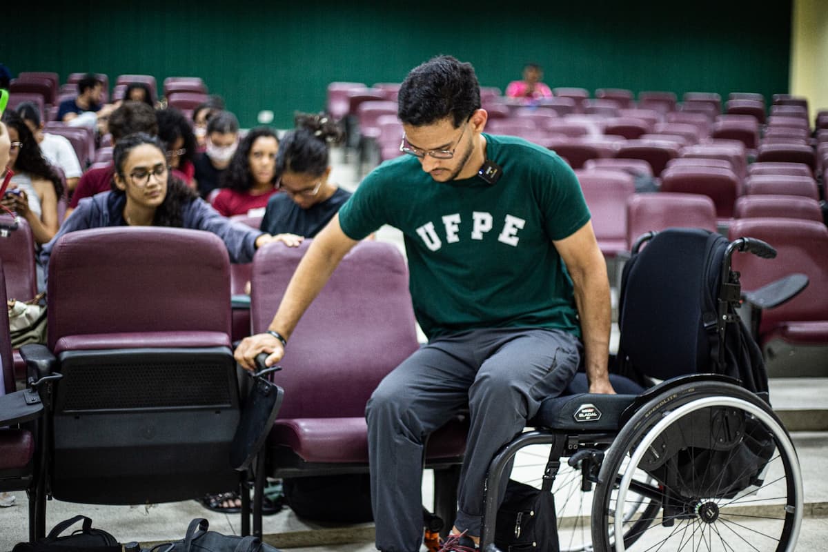 Estudante Heberth Santana, curso de Medicina UFPE